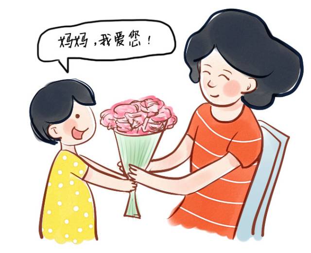 油菜花旁 母亲节